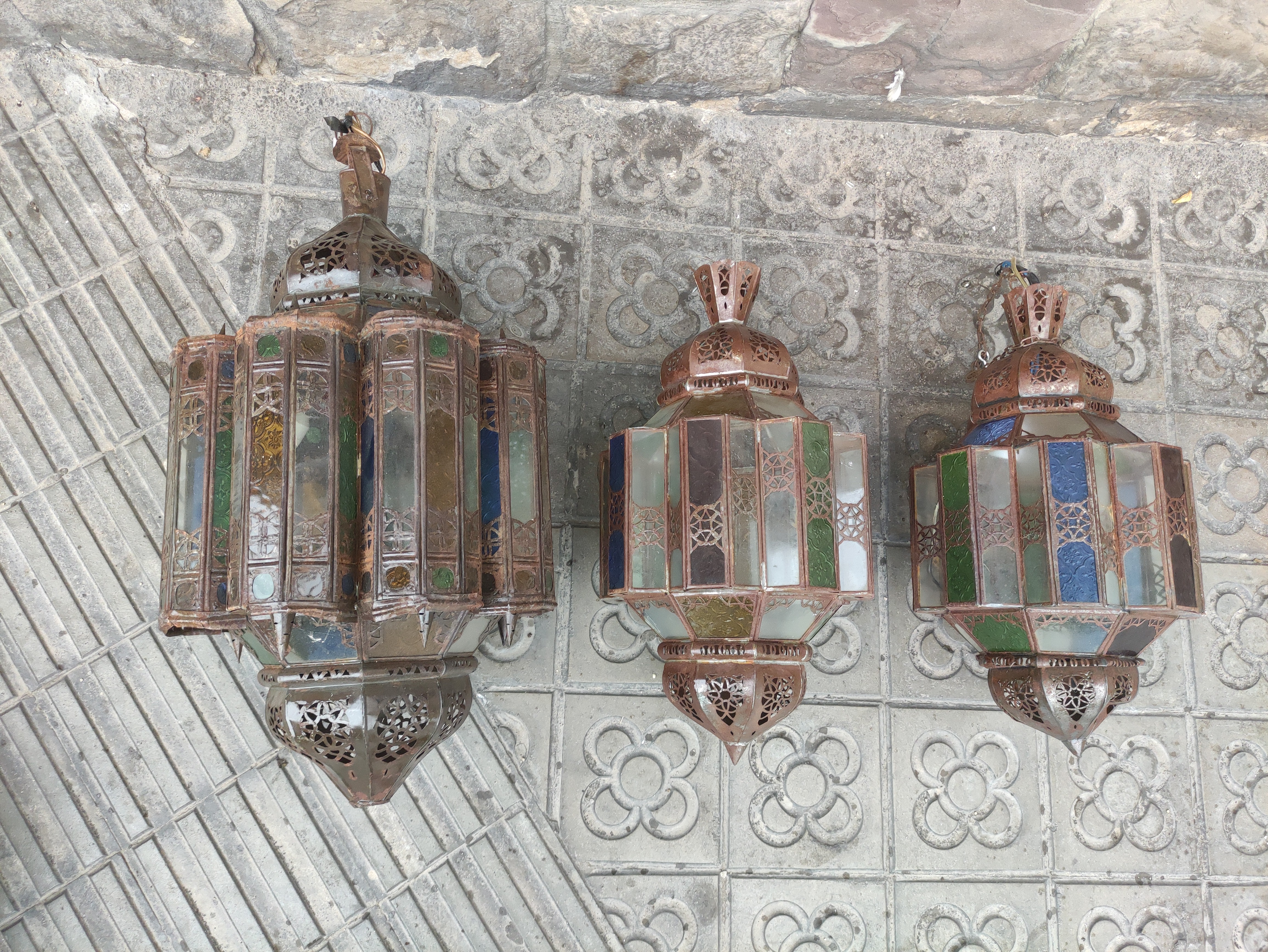 lampara techo arabe n africa met crist 62x36 53x26 1_2u